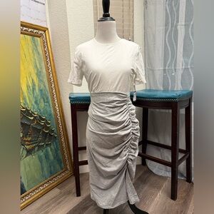 Nine West Gray Midi Skirt